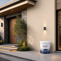 Peinture murale extérieure écologique au latex, imperméable, anti-moisissure, résistante aux intempéries pour grandes façades de bâtiments – Vente en gros