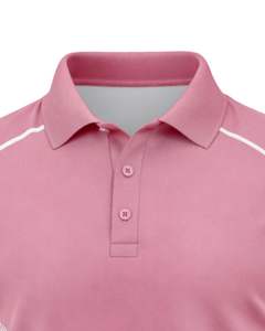 Customized <b>Mens</b> <b>Pink</b> Polo <b>Shirt</b> Short Sleeve Graphic Print Casual Sportswear Breathable Polyester Golf Tennis Training T <b>Shirt</b> - Product Image 5