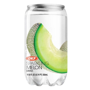 Bebida Refrescante de Melón con Gas, 350 ml, Marca OKF, Bebida de Frutas Carbonatada, Precio Competitivo, Venta al por Mayor, Exportación - Product Image 1