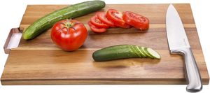 Planche à découper en bois pour la cuisine, planche ronde pour la pizza et le fromage, planche à découper les légumes faite à la main, fabriquée en Inde - Product Image 2