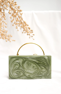 Elegante Figura Geométrica Pintada a Mano con Resina Epoxi Transparente y Ecológica, Moda de Lujo para Mujer, Navidad - Product Image 6