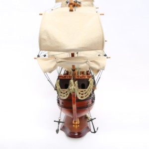 LE SOLEIL ROYAL con acabado en madera - Maqueta de madera inspirada en el barco histórico francés para decoración náutica y regalo empresarial - Product Image 6