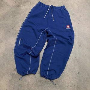 Unisex Streetwear Pants Graphic Print <b>Drawstring</b> <b>Trousers</b> Loose Fit High Street Cuffed Pants - Product Image 5