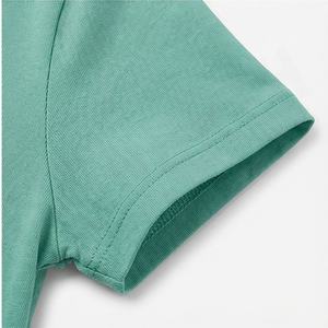 T-shirts décontractés tendance pour femmes, vente en gros, logo personnalisé, tissu en toile respirant, manches courtes, col rond, style tendance, design moderne - Product Image 6