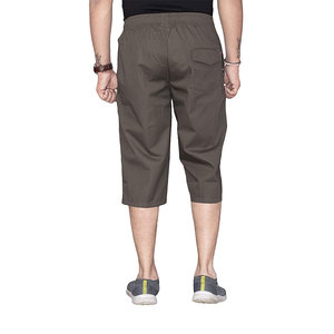 Pantalones Cortos Bermuda Grises para Hombre, Cintura Media, Cierre Elástico, Estilo Casual con Bolsillos, Secado Rápido, Tela Oxford 100% Poliéster - Product Image 2