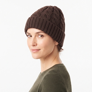 Bonnet d'hiver en tricot épais et doux, personnalisé, unisexe, en laine et acrylique, chaud, pour le ski, les activités de plein air et le quotidien - Product Image 4