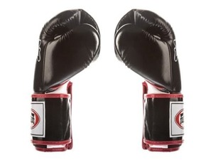Gants de boxe Fairtex en cuir, à doigts entiers, fermeture auto-agrippante, pour adultes, entraînement, arts martiaux - Product Image 3