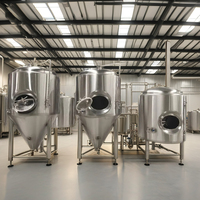 Cuve de Fermentation Conique pour Brasserie 500L 1000L 2000L 10BBL 20BBL – Cuve sous Pression à Dimensions Personnalisables