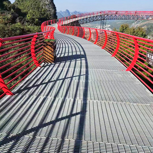 شبكة فولاذية عالية الجودة، غطاء تصريف فولاذي للقنوات، غطاء تصريف مجاري، شبكة فولاذية مجلفنة لمياه الأمطار، إطار شبكي للاستخدام الخارجي - Product Image 4