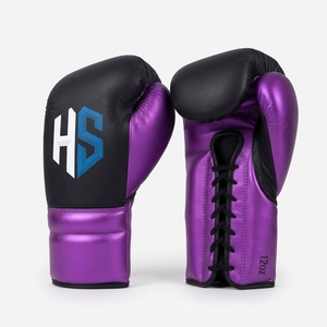 Gants de boxe en cuir de vache véritable, confortables, durables, multicolores, personnalisables avec votre propre marque, pour la lutte et l'entraînement professionnels - Product Image 6