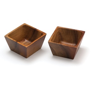 Bol en bois jetable de haute qualité avec design classique Look unique pour salade de fruits pour une utilisation à la maison Hôtel Restaurant - Product Image 4