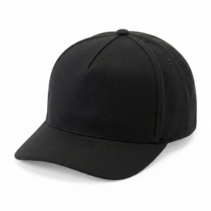 Custom Embroidered Cotton Baseball Cap Vintage 5 Panel Adjustable Snapback Hat for Sports Outdoor Party Breathable & Waterproof - Product Image 1