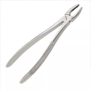 Forceps d'extraction dentaire en argent avec poignée moletée, instrument chirurgical manuel de classe I - Product Image 3