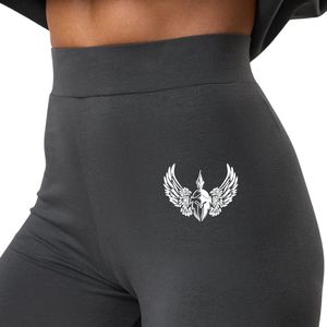 Legging gris graphite pour femme, taille haute, extensible, pour fitness, entraînement et yoga, vêtement de sport confortable - Product Image 3