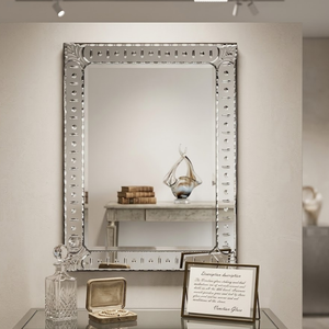 Elegante Espejo de Pared Estilo Barroco Veneciano | Espejo Decorativo de Vidrio de Estilo Antiguo de Lujo para Sala de Estar, Dormitorio y Decoración de Interiores de Hotel - Product Image 2