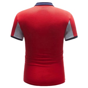 เสื้อโปโลแขนสั้นสำหรับผู้ชายเสื้อโปโลลายบล็อกสีปักลายไดโนเสาร์ชายหาดกอล์ฟไซส์ใหญ่พิเศษ - Product Image 2