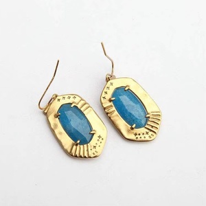 Pendientes de Moissanita Chapados en Oro Vintage, Unisex, Plata 925, Estilo Boda, Engaste de Garra, Forma Ovalada - Product Image 3
