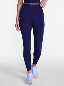 Nouveau pantalon capri de yoga transfrontalier en Spandex/Polyester brossé, motif uni, taille haute, amincissant, respirant et à séchage rapide - Product Image 4