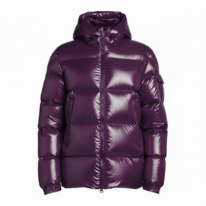 Custom Logo <b>Men</b> Hooded Puffer <b>Jacket</b> Winter <b>Warm</b> Heated Breathable Eco-Friendly Zipper Closure Outdoor Casual Coat Travel - Product Image 2