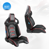 Siège de jeu de luxe Raptor en cuir PU, ergonomique, dossier haut inclinable, chaise de bureau pivotante pour gamer, siège de direction de course