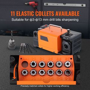 Affilatore Regolabile 3 in 1 per Punte da Trapano da 13mm, Angoli 95/135 Gradi, per Affilatura e Rilievo Labbra - Product Image 2