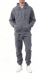 Survêtements pour hommes, ensembles de survêtements 2 pièces, sweat-shirt à fermeture éclair intégrale et pantalon de jogging pour hommes, tenues de sport décontractées, tailles S-4XL - Product Image 3