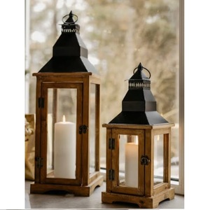 Lanterne décorative en métal sculptée à la main, élégante, pour mariage et fêtes de Noël, porte-bougie décoratif - Product Image 5