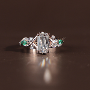 Brilliant 2 Carat Lab Grown Diamond <b>Solitaire</b> Engagement <b>Ring</b> for Women <b>Silver</b> 10K Gold 14K Gold 18K Gold Bridal Jewelry - Product Image 1