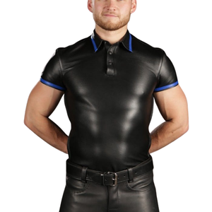 เสื้อเชิ้ตหนังพรีเมียมคลาสสิก สไตล์ทางการ แขนกุด ป้องกันรังสียูวี ระบายอากาศได้ดี ออกแบบมาเพื่อผู้ชายที่มีสไตล์โดดเด่นและทันสมัย - Product Image 5