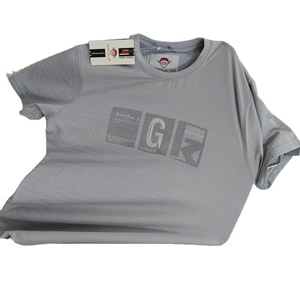 Plain Men's 100% Cotton T-Shirt Quick Dry Breathable Custom Sublimation Printing <b>Logo</b> Unisex Gym Sports T-Shirts BD - Product Image 1