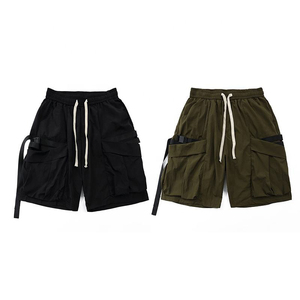 Pantalones Cortos Cargo de Estilo Moderno para Hombre, Pantalones Cortos con Bolsillo, Nailon Personalizado para Hombre, Verano, Adulto, Casual, Tejido, OEM - Product Image 5
