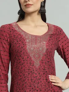 Vêtements ethniques indiens en gros Safaa DILKASH, costume d'hiver pour femmes, tissu tissé pour robe, Kurti Salwar Kameez - Product Image 2