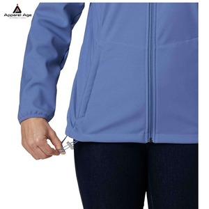 Wholesale Custom logo Blank <b>Women</b> Oversized Nylon Zip up <b>Jacket</b> Lightweight Windbreaker Streetwear Casual for Outerwear - Product Image 4