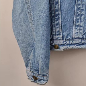 Chaqueta Vaquera Casual Clásica para Hombre, Cuello Camisero, Cierre de Botón, Algodón Lavado, Estilo Otoñal - Product Image 3