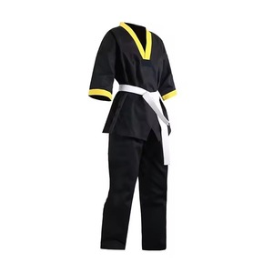All size & color available High Durability Martial Arts Wear Taekwondo Uniforms <b>Slim</b> fit Adjustable Waist <b>Belt</b> Taekwondo Uniform - Product Image 2