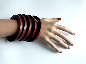 Bracelets en bois de haute qualité pour femmes et filles, bijoux fantaisie artificiels, nouveau design unisexe, tendance traditionnelle, Belladec Organic - Product Image 3