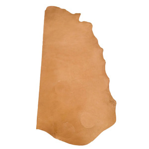 Chrome Tanned Cow Hide <b>Leather</b> Material For Light Brown Color Making Handbags And Purses Premium Crafting Supply - Product Image 3