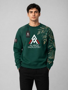 เสื้อสเวตเชิ้ตคอกลมสำหรับผู้ชาย ผลิตจากผ้าคุณภาพสูง ให้ความอบอุ่น ยืดหยุ่น และประสิทธิภาพที่เชื่อถือได้สำหรับการใช้งานในชีวิตประจำวัน - Product Image 4