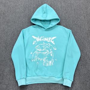 Sudadera con Capucha Extra Grande para Mujer, con Logotipo Personalizado, Estampado Puff, Estilo Casual, Hombros Caídos, Sudadera Urbana con Capucha Bordada para Otoño e Invierno - Product Image 1