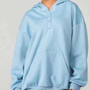 Pulls à capuche unisexes à col en V, vente en gros, logo personnalisé, fournisseur de streetwear, OEM ODM, fabricant de sweats à capuche décontractés à col en V - Product Image 2