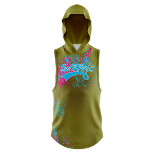 Haut sans manches brodé en polaire pour homme 2026 – Coupe régulière, idéal pour l'entraînement hivernal – Sweat à capuche sans manches par sublimation pour homme - Product Image 1