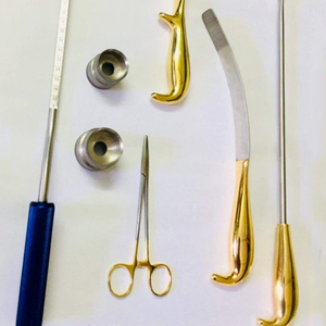 Outils en acier inoxydable pour les procédures cosmétiques et médicales reconstructives, kit chirurgical réutilisable, ensemble d'instruments pour la chirurgie mammaire - Product Image 3