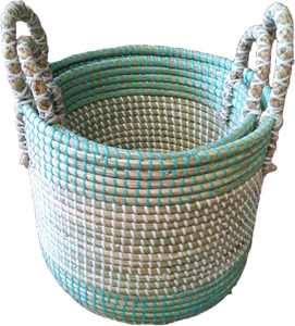 Natural <b>Seagrass</b> Laundry <b>Basket</b> Handmade Storage for Home Organization Wholesale Supplier Sustainable Durable from Vietnam - Product Image 2