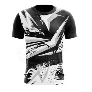 Vêtements de sport Nouveau design Maillot à manches courtes imprimé Maillot à manches courtes imprimé sur mesure - Product Image 1