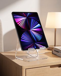ขาตั้งอะคริลิคใสสำหรับแท็บเล็ต/โต๊ะทำงาน สำหรับ iPad Galaxy Tab (4-13 นิ้ว) ดีไซน์ทันสมัย ประกอบง่าย ใช้งานได้อิสระ - Product Image 5