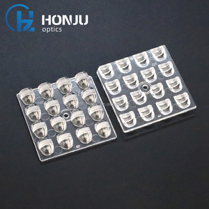 HONJU haute puissance projecteur LED lentille polarisée 30 degrés <span class=keywords><strong>stade</strong></span> PC matériel motif carré Structure plan-convexe - Product Image 4