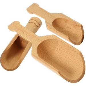 Cuillère doseuse en bois écologique avec capacités de 10 ml/20 ml/30 ml et manche long pour la cuisine et les accessoires à café - Product Image 2