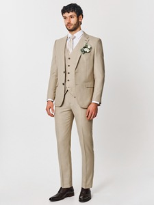 New Suit Men Business (suit + Vest + Trousers) 3 Piece Set <b>Jacket</b> Vest Pants Single Breasted Groom Groomsman Prom <b>Wedding</b> Party - Product Image 1