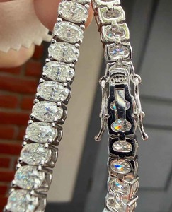 Bracelet Moissanite Diamant le Plus Vendu Style Bling Glacé Bijou de Luxe Tendance pour Hommes et Femmes Idéal pour Offrir - Product Image 4