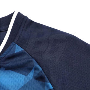 <b>Top</b> Selling Men's Polyester Sports T-Shirts Knitted Quick Dry Breathable Durable Flexible Smooth Finish for Football Fitness - Product Image 5